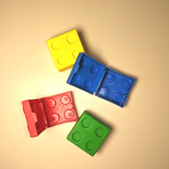 Colorful blocks storage boxes set of 4 - Picture 3 of 3